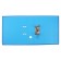A4, 75 mm, Lamark, PVC, bilateral coverage, metal edging, pocket for a spine, collected, blue/blue