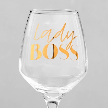 Бокал для вина «Lady boss», 350 мл, тип нанесения рисунка: деколь-2