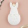 Gypsum aroma -saber "Light Easter", lavender aroma, 1.5 x 3.7 x 7 cm