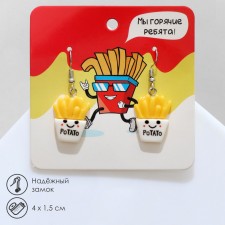 Earrings plastic 