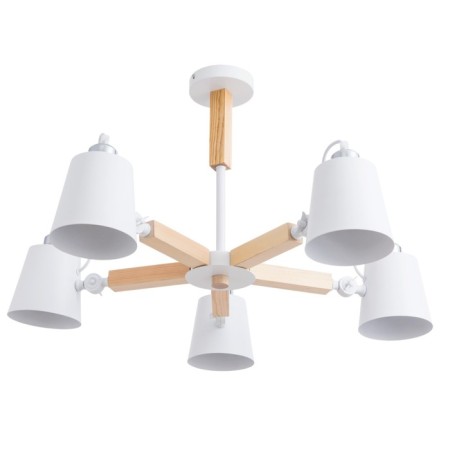 OSCAR 44 cm chandelier, D 75 cm, 5x40W E27