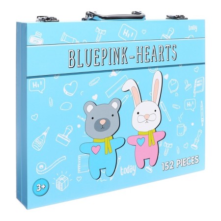 Drawing set, blue-2
