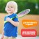 ONLYTOP Badminton Set “Friends”: 2 rackets 44 cm, 2 strokes, ball, cover, green color