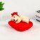 Soft toy "Bear on Heart", species mix