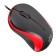 Mouse call 115s black/red optical (1200DPI) USB for laptop (3but)