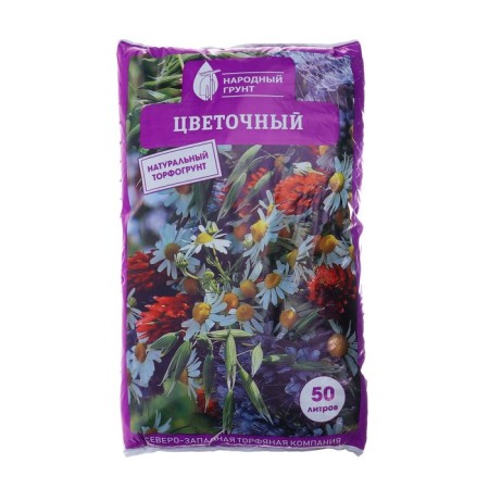 Flower soil "Folk soil", 50l