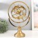 Souvenir Metal "Earth Orbit" gold 25x25x38 cm