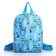 Baby backpack on lightning, blue color