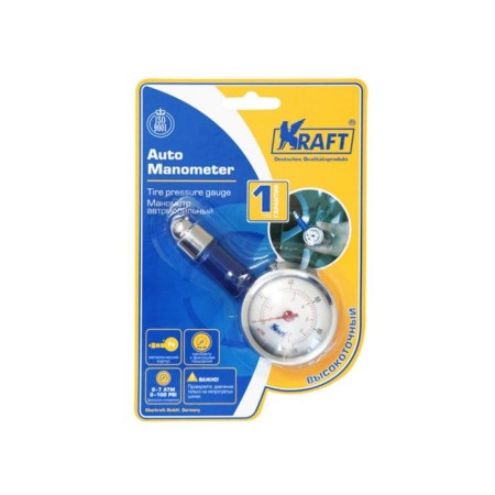 ANALITY Manometer KRAFT KT830002, 7 ATM, 100 PSI-1