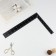 Ruler square, 20 × 30 cm, s = 1.4 cm, black color
