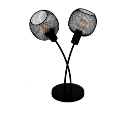 Wrington 1, 2x40W E14 table lamp, black color