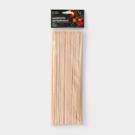 Wooden Shampoo Magistro, 25 × 0.3 cm, 100 pcs, birch