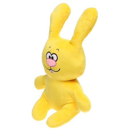 Soft toy "Rabbit Lucky", yellow color, 20 cm-1