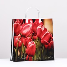 Tulip package, soft plastic, 30 x 30 cm, 120 μm