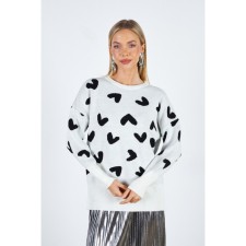 Female jumper Eliseeva Olesya, size 54-56, white color
