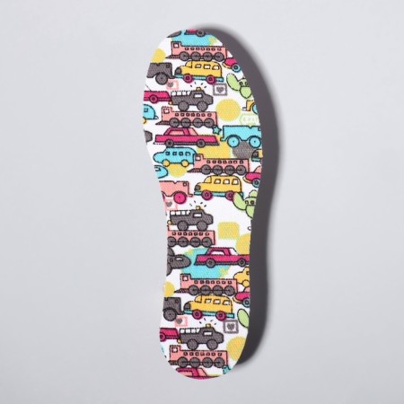 Insoles for shoes, children's, antibacterial, universal, 26-36 rr, 23.5 cm, pair, color mix-3