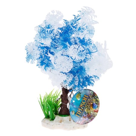 Artificial aquarium plant, 24 x 21 x 5 cm-4