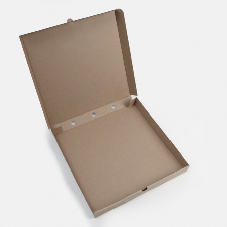 Pizza box 34 x 34 x 3.5 cm, brown-3