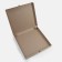 Pizza box 34 x 34 x 3.5 cm, brown