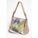 Bag Cross-Body Women's, genuine leather, Ludor beige, 30x8x21 cm