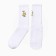 Women's socks "Gus-Banan", white color, rr 23-25
