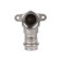 Wall-wall square Rommer RSS-0011-002234, VPR-BR, D = 22 mm x 3/4 ", with fastening, press