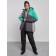 Ski suit female winter, size 58, green color