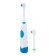 Electric toothbrush Homestar HS-6005, rotational, 6500 rpm, 2 nozzles, blue