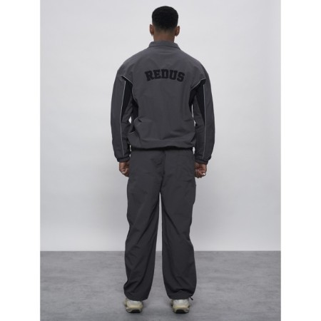 Male tracksuit, size 48, gray color-3