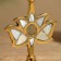 Flaw candlestick 16.5 cm, brass