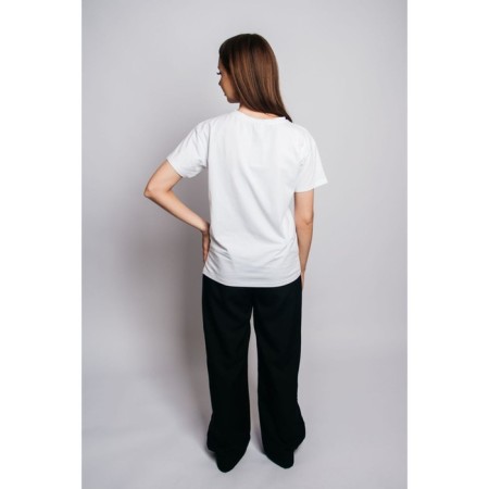 Women's T -shirt Let’s GO, size 54, white color-1
