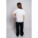 Women's T -shirt Let’s GO, size 54, white color