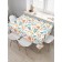 Tablecloth on the table "Lug of Flowers", rectangular, Saten, size 145x180 cm