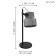 Hilcott table lamp, 1x40W E27, black color