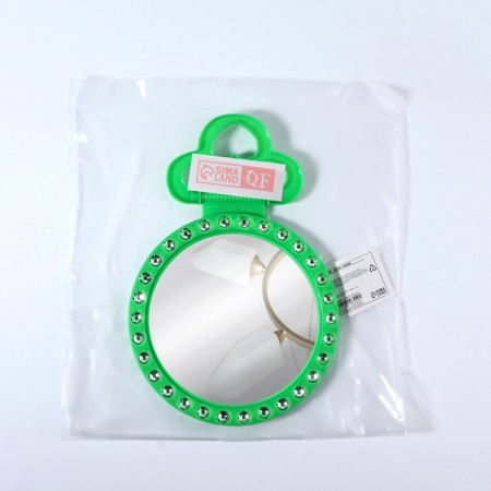 Mirror desktop, mirror surface d = 12 cm, packing 10 pcs, green color-4