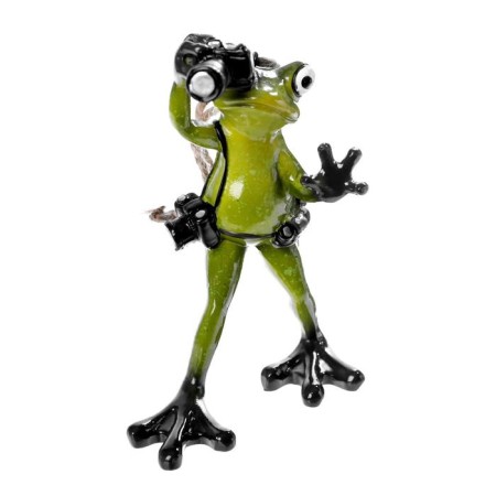 Souvenir Polystone Lak "Frog photojob" 12x5.5x9.5 cm-4
