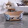Sulperion Teddy, 86x54x37 cm, furniture fabric, size m, beige