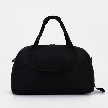 Sports bag with lightning, external pocket, suitcase holder, black color-1