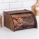 Bread woods with decor, 29.6x29.6x18.3x0.6 cm