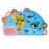 Book with soft puzzles EVA "Animal Atlas", 12 p.
