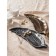 Dilan's fruit "Vintage leaf", 28 × 10 cm, silver color