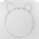 Ring Metal for the manufacture of dreams "Bear" 0.2x16x13 cm