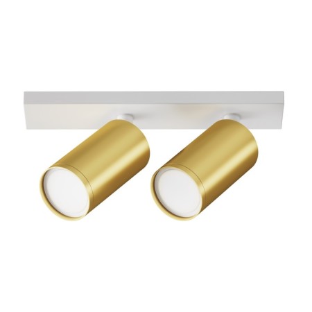 Technical C051CL-U-2WMG, 2XGU10, 10W, 34.4x6x12 cm lamp, white and matte gold-2