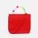Baby bag on a magnet, red color