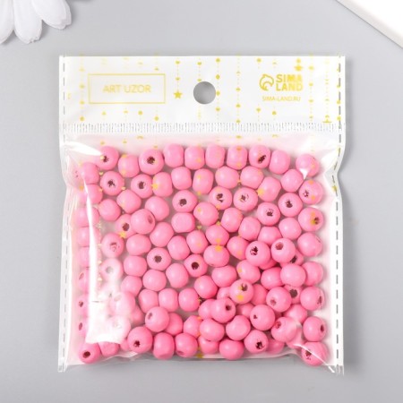 Beads for creativity tree "Festive pink" D-0.8 cm, set of 20 g-2