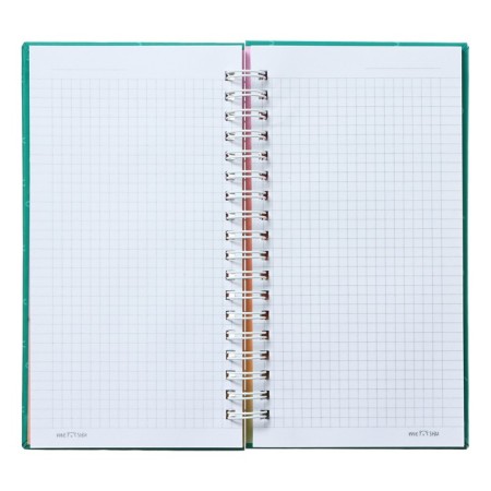 Notebook of 96 A6 sheets on the crest of Meshu "My Cute Day", a solid cover, matte lamination, selective UV-clock-3