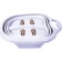 Folding Foot bath Bradex "Bliss", lavender