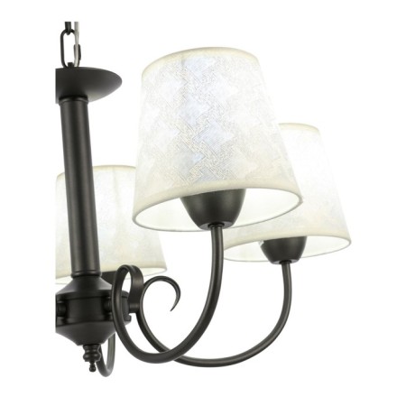 Suspended EVOLUCE lamp. Sle120303-05. Rimento. 5x40 watts, E14, 58x58x30 cm, dark -gray color-8
