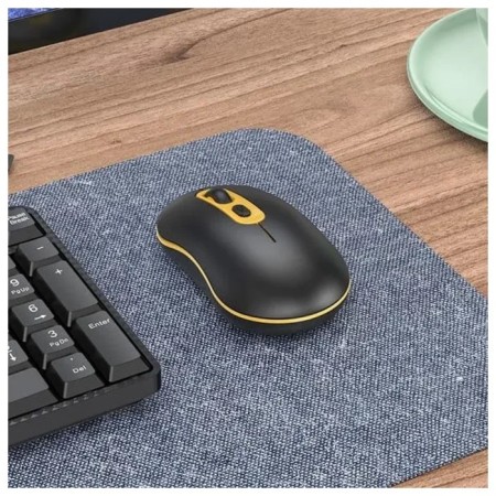 Hoco GM21 mouse, wireless (2.4), optical, 1600 dpi, black-2
