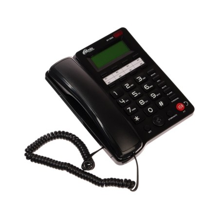 Wending phone Ritmix RT-550, display, telephone book, single-button kit, AUX, black